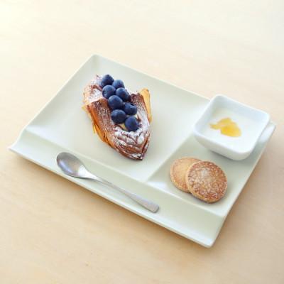 ふるさと納税 瑞浪市 【美濃焼】(miyama.)パレットプレートL　二枚組　グレージュマット |  | 01