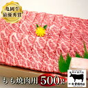 【ふるさと納税】亀岡牛 もも 焼肉 用 500g ※冷凍(冷蔵も指定可)＜亀岡牛専門店 木曽精肉店＞★祝！亀岡牛 2023年最優秀賞（農林水産大臣賞）受賞 ふるさと納税牛肉 焼き肉★月間MVPふるさと納税賞 第1号（2020年10月）