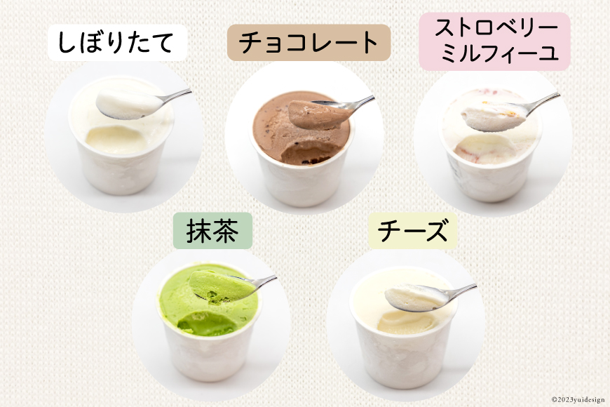 【牧場直送】 アイス 120ml ×5種 計5個 食べ比べ [岩瀬牧場 北海道 砂川市 12260519] ジェラート アイスクリーム スイーツ デザート スウィーツ おやつ_イメージ2