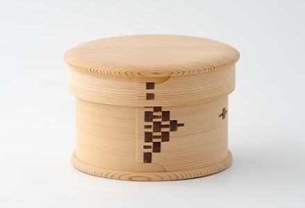 725P6001 【大館曲げわっぱ】白木　おひつ五寸(２合) 【配送日指定不可】