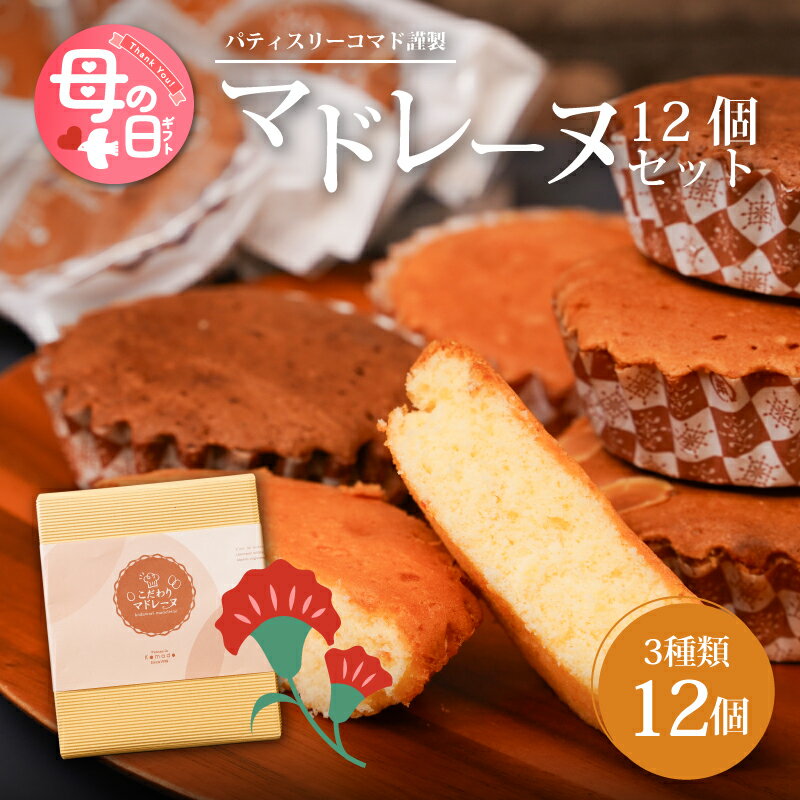 【ふるさと納税】母の日★マドレーヌアソートセット【母の日までにお届け！】- 母の日ギフト プレゼント 食べ物 グルメギフト 特別感のある美味しい贈り物 スイーツギフト お母さん ママ お義母さん Mother's Day 焼き菓子 詰め合わせセット送料無料 【宮崎県木城町】