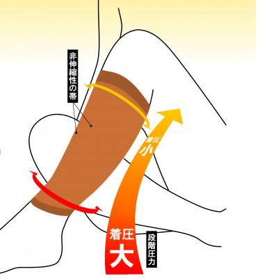 ふるさと納税 かほく市 【ふるさと納税】ツカレナイン 着圧サポーター【ソックス】(ブラック:Mサイズ)1ペア(両足2枚入) |  | 03