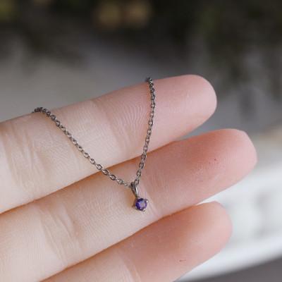 ふるさと納税 弥彦村 純チタンアメシストの一粒石ペンダント 誕生石 ネックレス 変色しにくい ギフト 新潟県 弥彦村 |  | 02