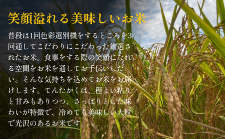 ＜厳選＞令和6年産 富山県産 てんたかく 5kg | 吉笑米 富山県 氷見市 天高く 米 R６ 白米 新米 こだわり