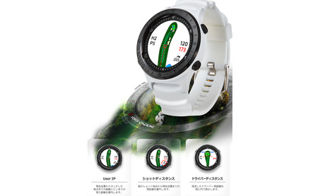 ボイスキャディ A2 ゴルフウォッチ GPS 距離計 ゴルフ 腕時計 VOICE CADDIE