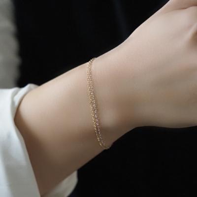 ふるさと納税 甲府市 ウロコ　K18YG/K18WG　2連ブレスレット(14231H1)K04083-F |  | 03