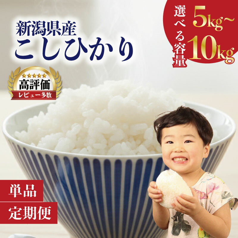 【ふるさと納税】 高評価★4.7 令和7年産 新潟県 コシヒカリ 単品/定期便 5kg 10kg 15kg 30kg 1等米 米 こめ 白米 ご飯 おにぎり こしひかり 新発田産 新発田市 新潟 野口政一商店 noguchi003P