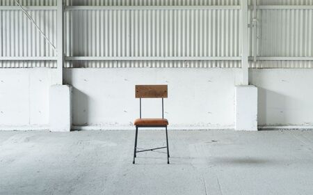 SK CHAIR -本革- ブラウン 椅子