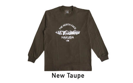 THE NORTH FACE「白馬三山 Tシャツ」(2025)　ユニセックスXXL　ニュートープ【P0550663_XXL_NT】