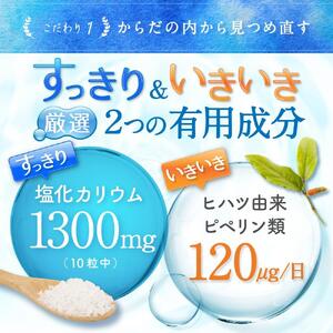カリウム サプリメント メグリウム ヒハツ＆植物成分 30日分◇