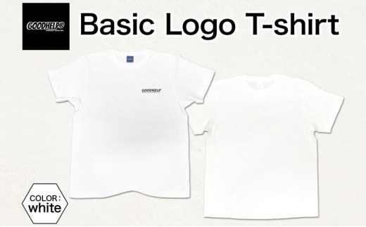 シャツ GOODHELP Basic Logo T-shirt Tシャツ ロンT 白無地 寒川町【Sサイズ】