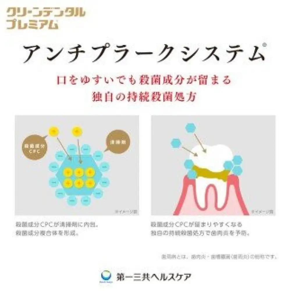 クリーンデンタル プレミアムクールタイプ 100g 3本セット　ハミガキ デンタルケア フッ素 　虫歯・ 口臭・歯周病予防 日本製｜ハミガキ