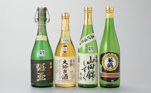 65A0941 葵鶴　こだわりの地酒720ml 4本セット[髙島屋選定品］