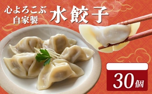 水餃子 心よろこぶ自家製水餃子 30個（10個入り×3袋）餃子 冷凍餃子 冷凍ギョーザ  ギョーザ 冷凍ぎょうざ 中華 ギョウザ ぎょうざ 点心 スイギョウザ 中華料理 ラーメンやんぐ 静岡県 三島市