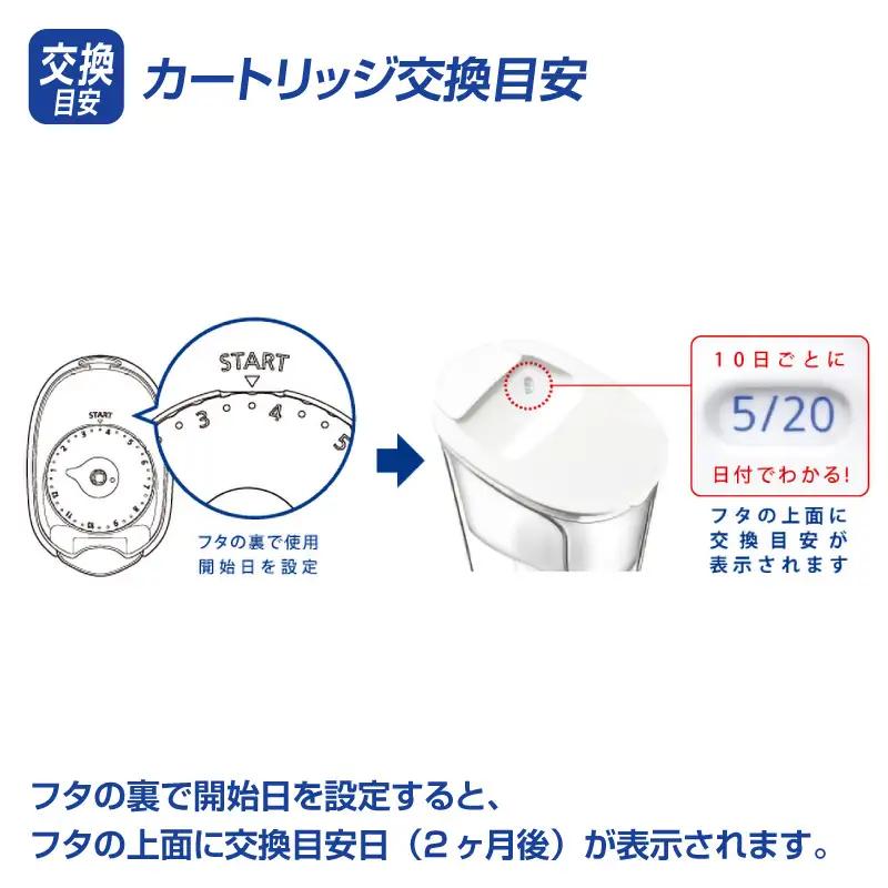 トレビーノ（R）ポット型浄水器＋交換用カートリッジセット [BC006] | 浄水器 本体