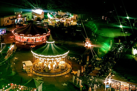 【要予約】夜のゆうえんち(日本モンキーパーク) 4時間貸切りプラン(200名まで)｜遊園地 テーマパーク 犬山 観光 体験 見どころ スポット イベント 貸切 ファミリー 旅行 社員旅行 愛知 岐阜 