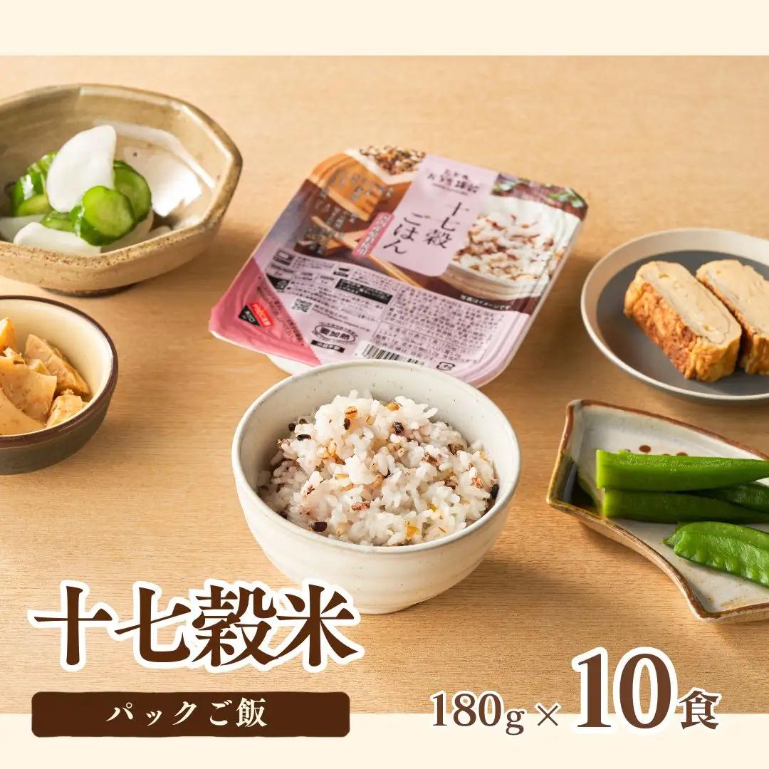 【ふるなび限定】国産原料の十七穀 パックご飯10個 パックご飯 FN-Limited-SP