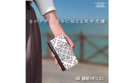 TENPYO PATTERN 抗ウィルススマホケース Lサイズ  銀絵(GE)