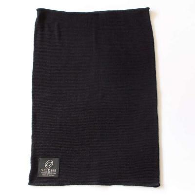 ふるさと納税 京都市 【伊と幸】《白生地の老舗が贈る》シルクニット腹巻き(ブラック)|京都 人気腹巻き ルームウェア |  | 03