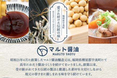 マルト醤油 濃口 九州醤油 こいくち 6本 醤油