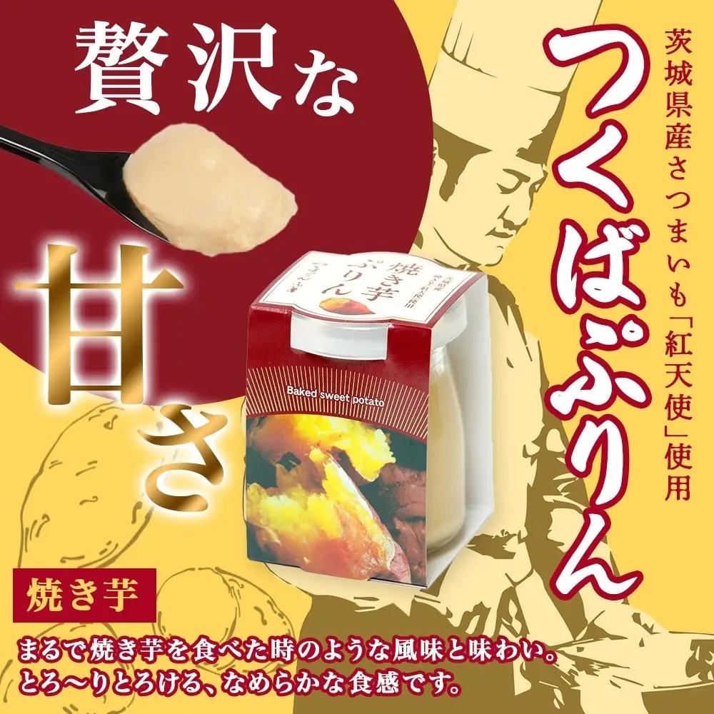 無地熨斗 ゴールドぷりん ＆ 焼き芋ぷりん 各3個 計6個 つくばぷりん プリン ぷりん 焼きいも 焼きイモ さつまいも 牛乳 ミルク 卵 スイーツ 贅沢 洋菓子 おやつ 冷菓 ご褒美 デザート 人気