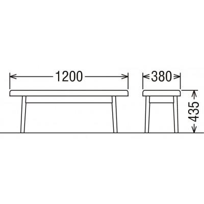 ふるさと納税 本巣市 [幅1200]カリモク家具『ベンチ』CW6636 |  | 01