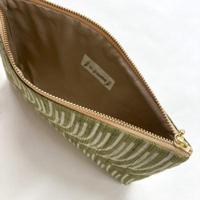 ふるさと納税 豊見城市 【ウージ染め】麻ポーチ |  | 02