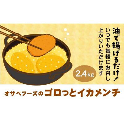 ふるさと納税 陸前高田市 ゴロっとイカメンチ 60g×40個 合計2.4kg |  | 01