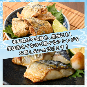 生活応援 塩サバフィーレ1枚付き！骨取り 肉厚 さば切身(42切れ) 小分け 魚 海鮮 冷凍【AW-72】【丸正水産】