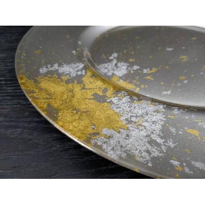 ふるさと納税 海南市 ディナープレート33　シャンパン金箔ゴールド |  | 02