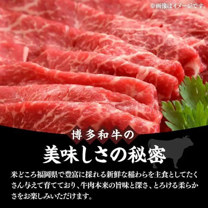 【全12回定期便】【訳あり】博多和牛 赤身 シャブシャブ用 400g VBB072 黒毛和牛 牛しゃぶ 牛肉
