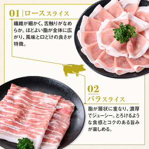 【W05010】鹿児島県産 豚ロース 豚バラスライスセット(合計約3kg・各約300g×10パック) ドレッシング付き 鹿児島   豚肉 お肉 ロース 豚バラ スライス しゃぶしゃぶ 野菜炒め 生姜焼