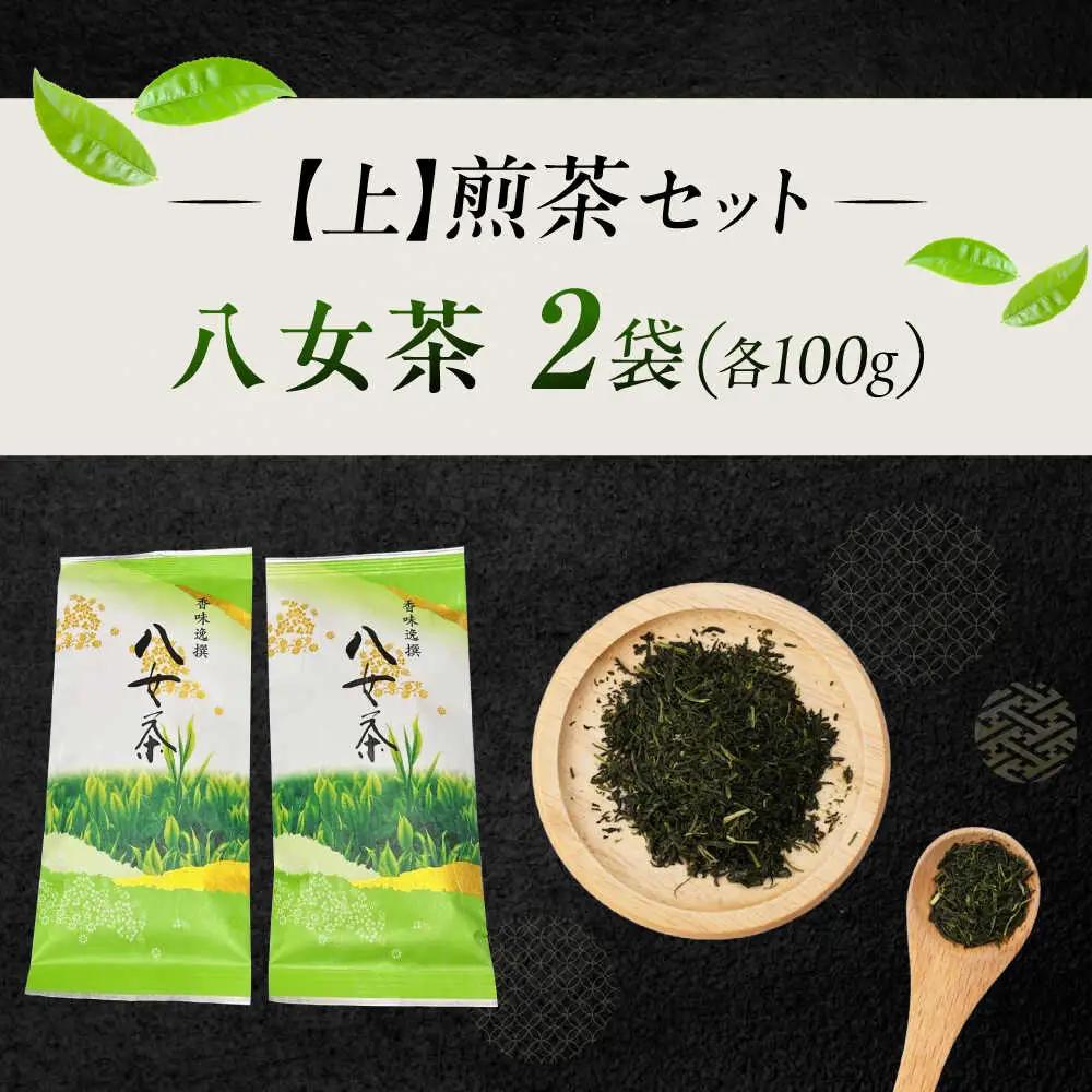 八女茶【上】煎茶セット 100g×2袋 [VEH017]