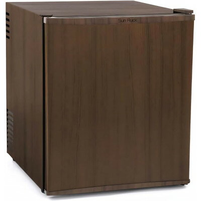 【ふるさと納税】SunRuck ペルチェ方式 1ドア電子冷蔵庫 ダークウッド【1651367】