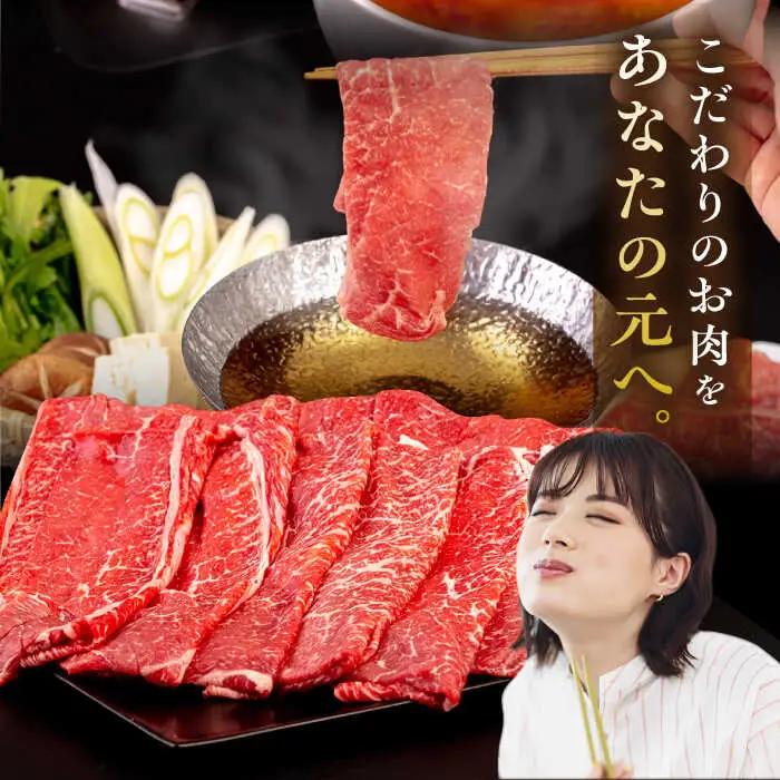 【A4〜A5 等級】博多和牛 モモ うす切り 400g 糸島市 / ヒサダヤフーズ [AIA061] 黒毛和牛 スライス すき焼き用