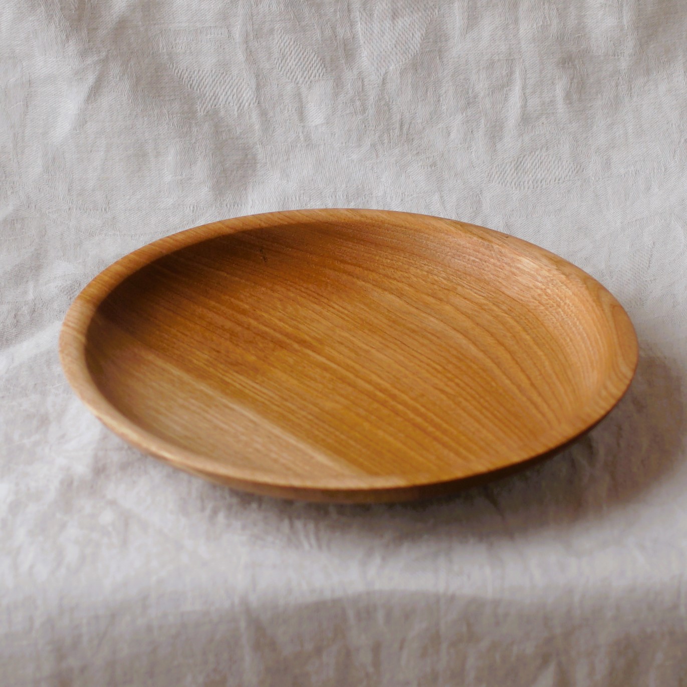 [A1901-Ma]丸皿　マカバ (16cm)