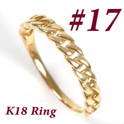 ふるさと納税 富士川町 K18 チェーンリングタイプ　R4000-Y #17