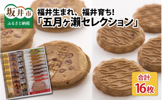 五月ヶ瀨 セレクション (五月ヶ瀬 6枚・メイシャローズ 10枚) せんべい ピーナッツ煎餅 ピーナッツ 和菓子 クッキー風味 焼菓子 銘菓 お菓子 スイーツ さつきがせ 人気 お土産 贈り物 贈答 ギフト お祝い事 お取り寄せグルメ 名物 ご当地 [A-4118]