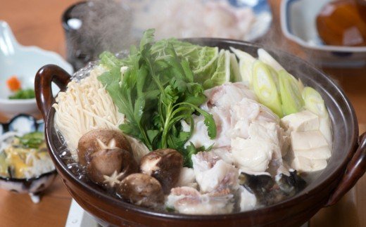 朝〆新鮮とらふぐ　ぶつ切り・焼きヒレセット（3〜4人前）