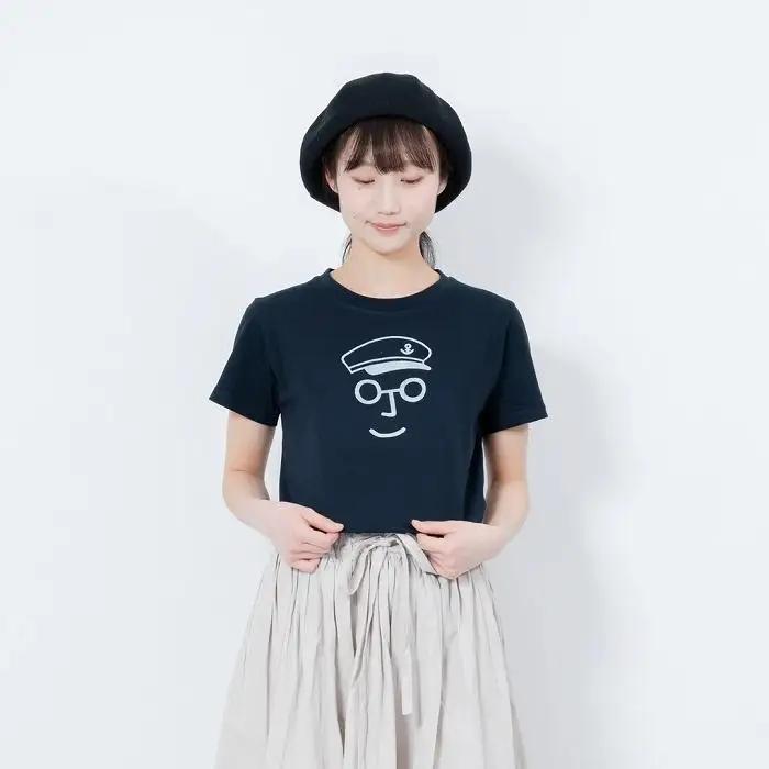 《2》【KEYMEMORY鎌倉】セーラー帽イラストTシャツ NAVY