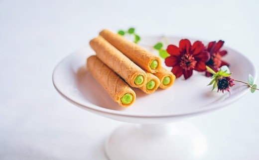 宇治抹茶パピロ(8本×4箱)〈パピロ 高級 宇治抹茶 抹茶 お 茶緑茶 お菓子 スイーツ抹茶スイーツ 洋菓子 ギフト 贈り物〉 n0175