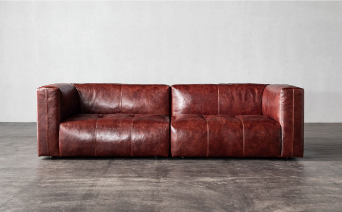 
                  【Ritzwell】PLAZA SOFA（I型セット）- LEATHER - ソファー 3人掛け [AYG046]【会員限定のお礼の品】
                