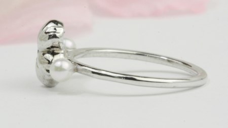 桜のパールリング【桜川匂nioi】ダイヤモンド 宝石 指輪 パール k10 ジュエリー プレゼント ギフト 記念 贈り物 贈答 [AH006sa]