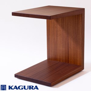家具蔵 KAGURA ソファテーブルダン 500 サペリ材 インテリア 天然木 手作業 丈夫 キャスター付き コンパクト 木材 無垢材 職人 手作業 天然木 安全 ジャパニーズモダン 高級家具 熟練 無着色 おしゃれ 天然木無垢材 温もり シンプル 洗練  茨城県 【株式会社アイダ】【ho0983】