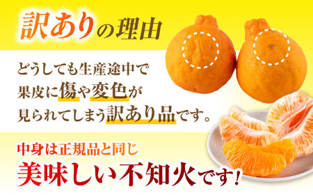 【2026年3月下旬から発送】【訳あり】 柑橘の王様 ハウス栽培 不知火 デコポン 約3kg（7～12玉） 【小春農園】[ZBN008]