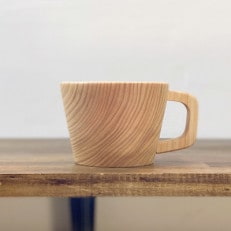 花と木の工房 メイフラワーズ ヒノキのコーヒーカップ