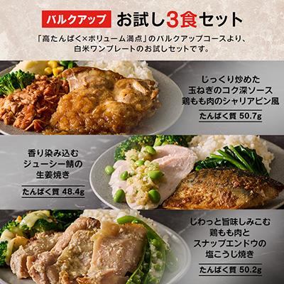 ふるさと納税 品川区 【高たんぱく/ボリューム満点】筋肉食堂DELI 白米バルクアップセット(たんぱく質40g×3食) |  | 01
