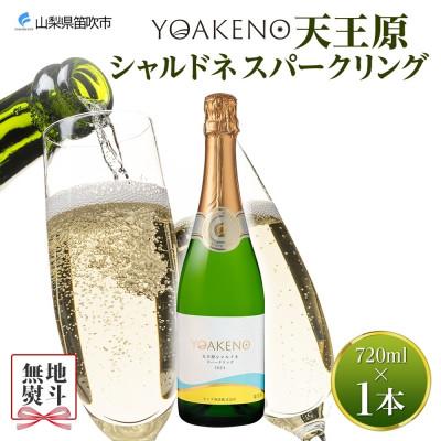 ふるさと納税 笛吹市 【のし付き】山梨県 YOAKENO 天王原 シャルドネ スパークリング 1本 モンデ酒造 笛吹市