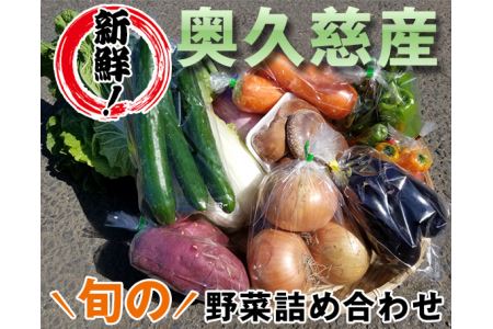 新鮮 奥久慈産 旬の野菜詰め合わせ 季節 セット 茨城県 特産 野菜セット 詰め合わせ 国産 旬 お試し おまかせ お楽しみ 野菜 採れたて 美味しい 直送