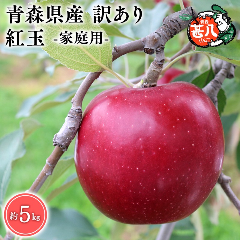１０月発送　訳あり　家庭用　甚八りんご紅玉５kg　【マルジンサンアップル　10月　青森県産　平川市　りんご　紅玉　5kg　訳あり　家庭用】